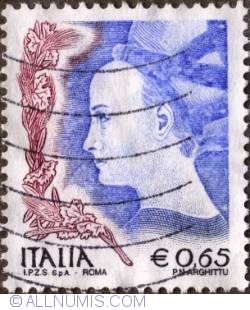 0,65 Euro 2004 - Femeia în artă