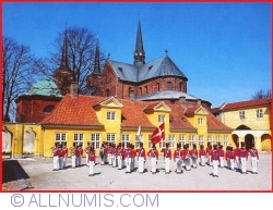 Roskilde - Garda din Roskilde Guards la Palatul Regal