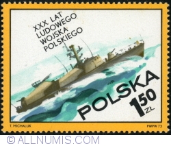 Image #1 of 1,50 Złoty 1973 - Warship