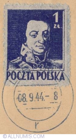 Image #1 of 1 Zloty 1944 - Jan Henryk Dabrowski