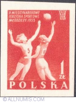 1 złoty - basketball. (imp.)