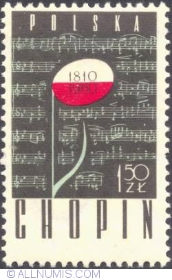 1 zloty - Musical note and manuscript