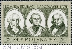 1,50 Złoty 1973 - Jędrzej Śniadecki; Hugo Kołłątaj; Julian Ursyn Niemcewicz