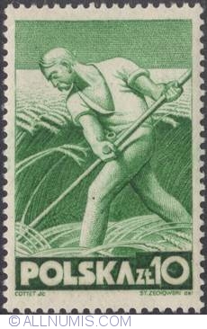 10 złotych 1947 - Farmer