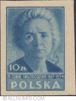 10 złotych 1947- Maria Curie-Skłodowska
