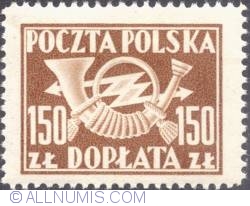 100 złotych - Post Horn with Thunderbolts
