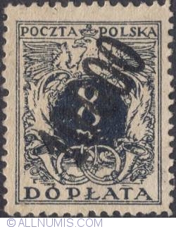 10000 mark on 8 mark - Polish Eagle