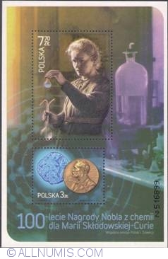 10,70 złoty 2011 - 100th anniversary of Nobel Prize for Marie Curie-Skłodowska