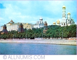 Moscow - Kremlin - Catedralele văzute dinspre Râul Moscova