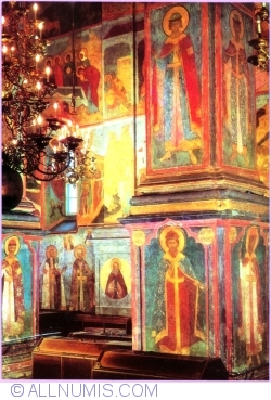 Moscow - Kremlin - Catedrala Arhanghelului Mihail. Interior