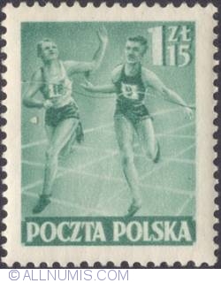 Image #1 of 1,15 złotego 1952 - Runners