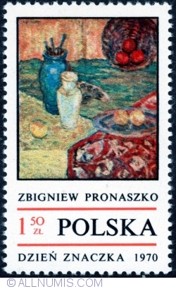 Image #1 of 1,50 Złoty 1970 - Natură moartă, de Zbigniew Pronaszko