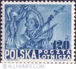 Image #1 of 120 złotych 1948 - Tadeusz Kościuszko