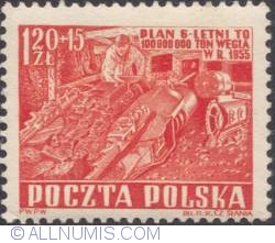 Image #1 of 1,20  złotego + 15 groszy  1952 - Coal Mining