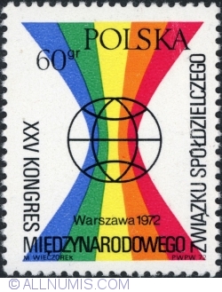 60 Groszy 1972 -  Congress of the International Cooperative Association, Warsaw, September 1972