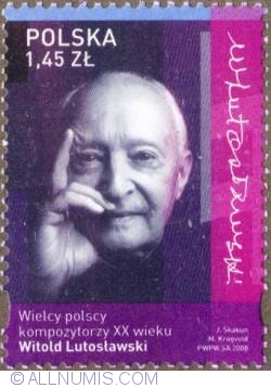 Image #1 of 1,45 Zloty 2008 - Witold Lutoslawski