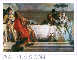 Image #1 of Palatul. Giovanni Battista Tiepolo: Fragment din tabloul „Banchetul Cleopatrei” (1977)