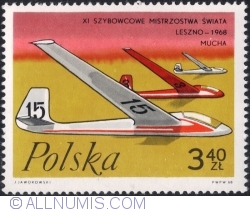 Image #1 of 3,40 Złote 1968 - "Flies" Glider