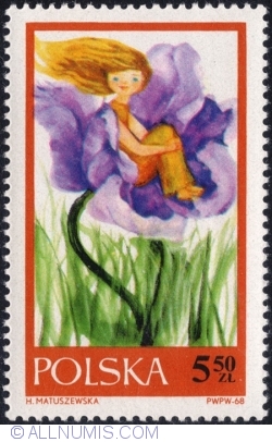 Image #1 of 5,50 Złote 1968 - The Elf of the Rose