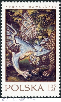 1,35 Złoty 1970 - Leopard fighting dragon