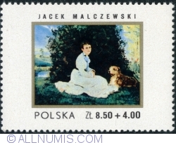 8,50 + 4 Złote 1972 - "Portrait of a Young Lady" by Jacek Malczewski