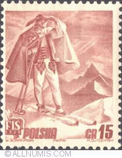 15 Groszy 1939 - Skier