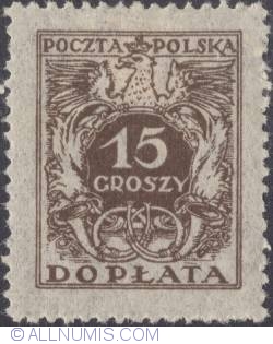 15 groszy- Polish Eagle