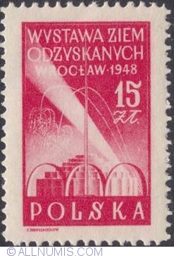 Image #1 of 15 złotych 1948 - Exhibition hall