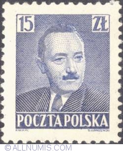 Image #1 of 15 złotych 1950 -  Bolesław Bierut
