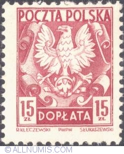 Image #1 of 15 złotych- Polish Eagle