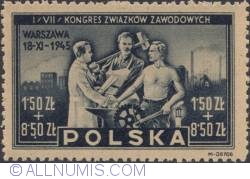 Image #1 of 1,50+8,50 Zlotego 1945 - United Industry