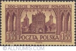 Image #1 of 1,55  Zlotego 1954 - Olsztyn