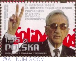 Image #1 of 1,55 Zloty 2009 - T. Mazowiecki - Prime Minister