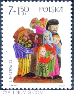 Image #1 of 7,50+1,50 Złoty 1969 - Organ-grinder