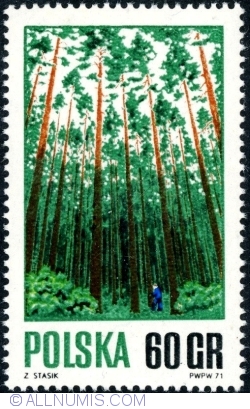 60 Groszy 1971 - Pădure
