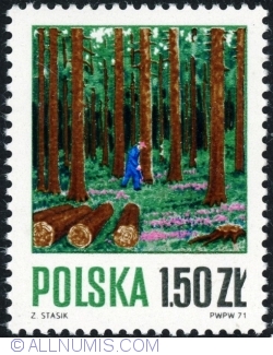 Image #1 of 1,50 Złoty 1971 - Defrișare