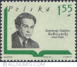 Image #1 of 1,55 Złoty 1969 - Konstanty Ildefons Gałczyński