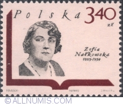 Image #1 of 3,40 Złote 1969 - Zofia Nałkowska