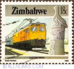 18 Cents 1985 - Electric train