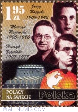 Image #1 of 1,95 Zloty 2009 - Jerzy Rozycki, Marian Rejewski, Henryk Zygalski