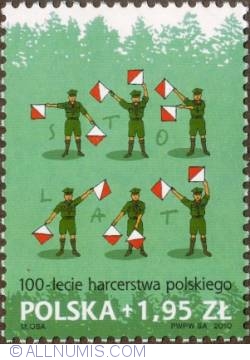Image #1 of 1,95 Zloty 2010 - 100th Anniversary Of Polish Scouting