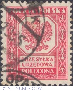 (2 grosze) Polecona - Polish Eagle