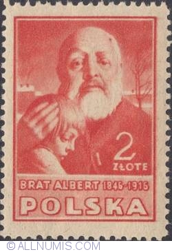 Image #1 of 2 zlote 1947 - Adam Chmielowski "Brother Albert