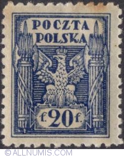 20 Fenigow 1919 - Polish eagle