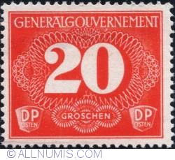 Image #1 of 20 groszy 1940 - Large numbers (GG)