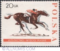 20 groszy 1967 - Horse race.