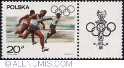 20 groszy 1967 -Men’s 100-meter Race