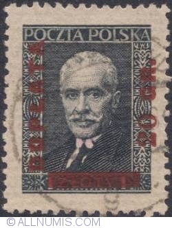 20 groszy on 1 złoty - President Moscicki