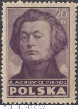 Image #1 of 20 złotych 1947 - Adam Mickiewicz