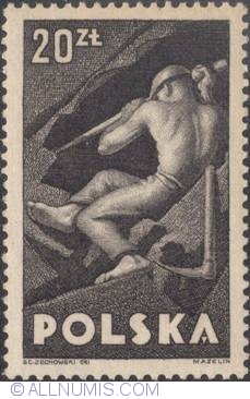 20 złotych 1947 - Miner